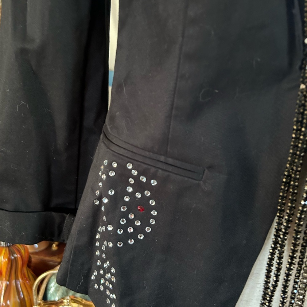 Black Rhinestone Jacket - Picture 6 of 16